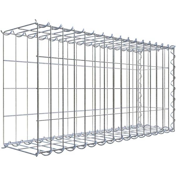 Gabiona Gabione-Anbaukorb Typ 2 40 x 80 x 20 cm Maschenw 5 x 10 cm