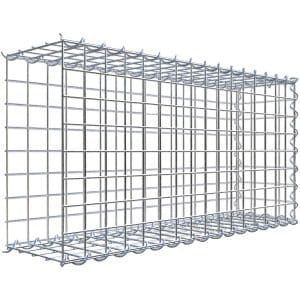 Gabiona Gabione-Anbaukorb Typ 2 40 x 80 x 20 cm Maschenw 5 x 5 cm