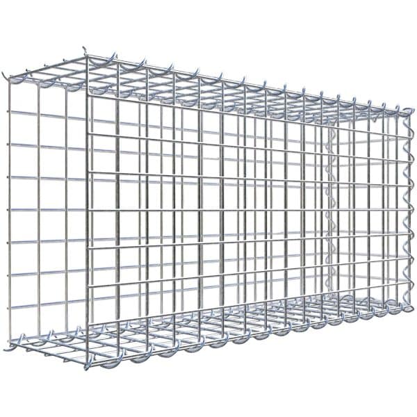 Gabiona Gabione-Anbaukorb Typ 2 40 x 80 x 20 cm Maschenw 5 x 5 cm