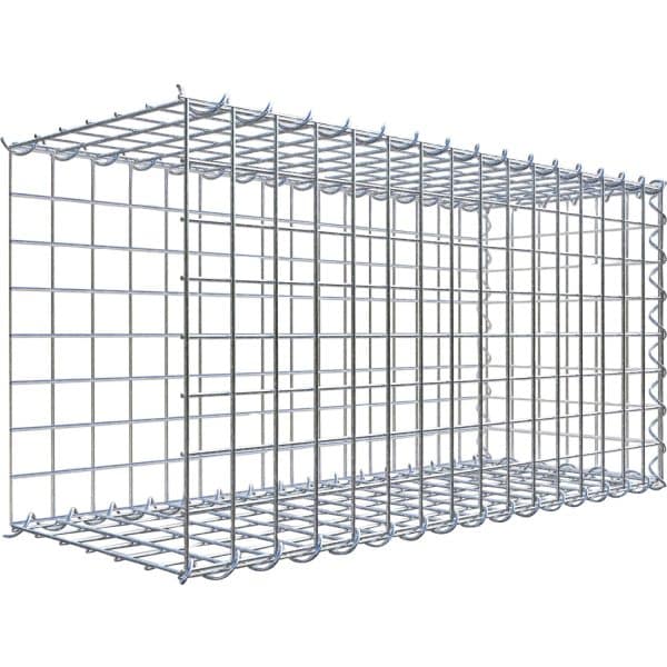 Gabiona Gabione-Anbaukorb Typ 2 40 x 80 x 30 cm Maschenw 5 x 5 cm