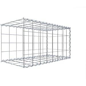 Gabiona Gabione-Anbaukorb Typ 2 40 x 80 x 40 cm Maschenw 10 x 10 cm