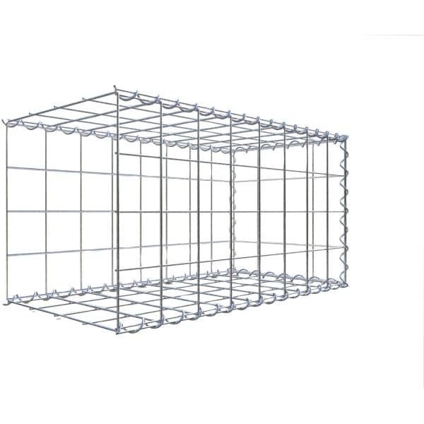 Gabiona Gabione-Anbaukorb Typ 2 40 x 80 x 40 cm Maschenw 10 x 10 cm