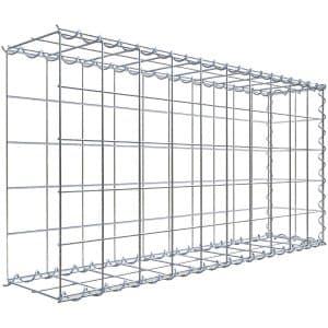 Gabiona Gabione-Anbaukorb Typ 2 50 x 100 x 20 cm Maschenw 10 x 10 cm