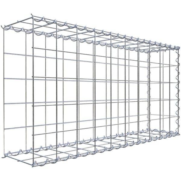 Gabiona Gabione-Anbaukorb Typ 2 50 x 100 x 20 cm Maschenw 10 x 10 cm