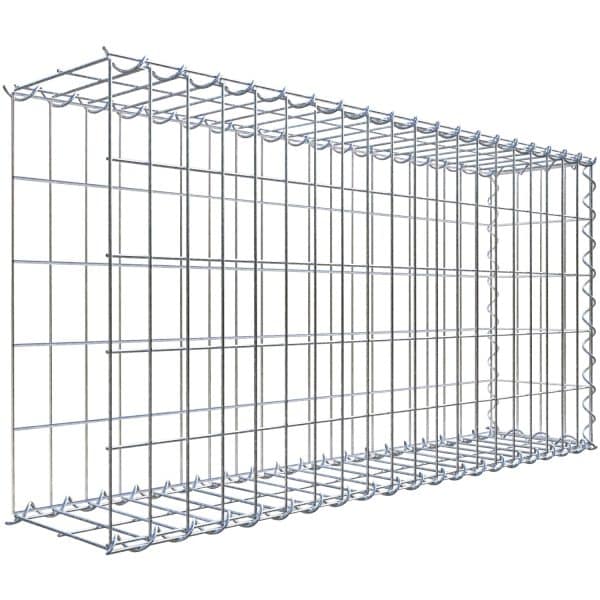 Gabiona Gabione-Anbaukorb Typ 2 50 x 100 x 20 cm Maschenw 5 x 10 cm