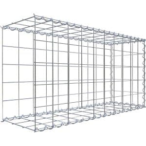 Gabiona Gabione-Anbaukorb Typ 2 50 x 100 x 30 cm Maschenw 10 x 10 cm