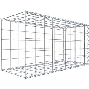 Gabiona Gabione-Anbaukorb Typ 2 50 x 100 x 40 cm Maschenw 10 x 10 cm