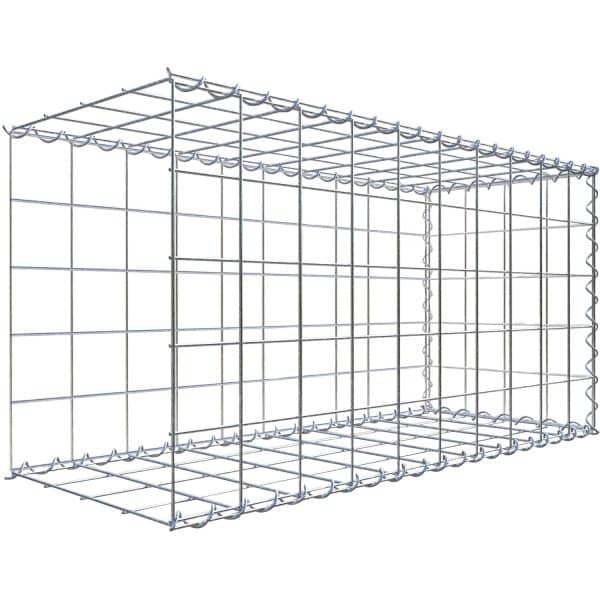 Gabiona Gabione-Anbaukorb Typ 2 50 x 100 x 40 cm Maschenw 10 x 10 cm