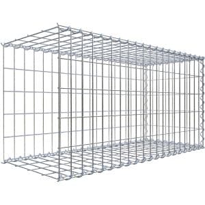 Gabiona Gabione-Anbaukorb Typ 2 50 x 100 x 40 cm Maschenw 5 x 10 cm