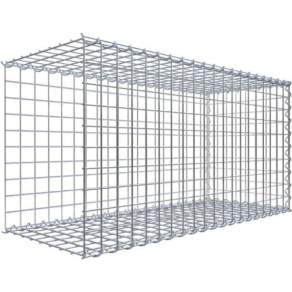 Gabiona Gabione-Anbaukorb Typ 2 50 x 100 x 40 cm Maschenw 5 x 5 cm