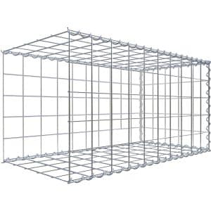 Gabiona Gabione-Anbaukorb Typ 2 50 x 100 x 50 cm Maschenw 10 x 10 cm