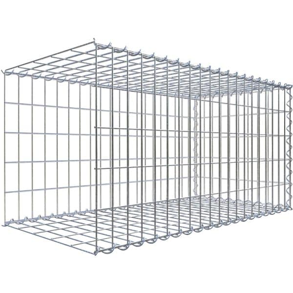 Gabiona Gabione-Anbaukorb Typ 2 50 x 100 x 50 cm Maschenw 5 x 10 cm