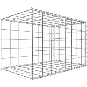 Gabiona Gabione-Anbaukorb Typ 2 50 x 80 x 50 cm Maschenw 10 x 10 cm