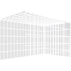 Gabiona Gabione-Anbaukorb Typ 2 50 x 80 x 50 cm Maschenw 5 x 10 cm