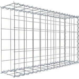 Gabiona Gabione-Anbaukorb Typ 2 60 x 100 x 20 cm Maschenw 10 x 10 cm