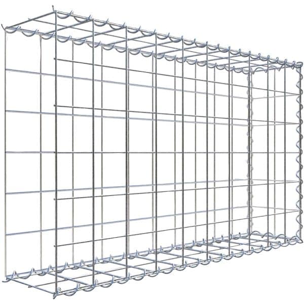 Gabiona Gabione-Anbaukorb Typ 2 60 x 100 x 20 cm Maschenw 10 x 10 cm