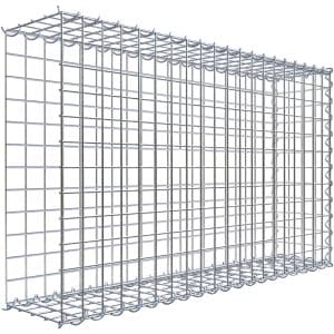 Gabiona Gabione-Anbaukorb Typ 2 60 x 100 x 20 cm Maschenw 5 x 5 cm