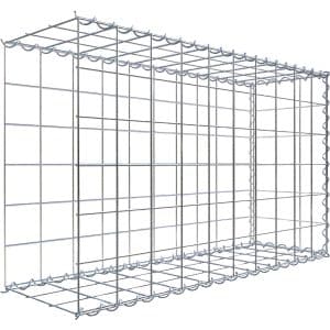 Gabiona Gabione-Anbaukorb Typ 2 60 x 100 x 30 cm Maschenw 10 x 10 cm