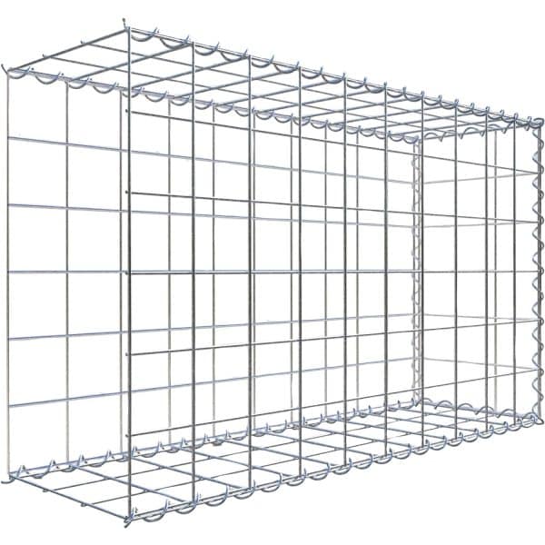 Gabiona Gabione-Anbaukorb Typ 2 60 x 100 x 30 cm Maschenw 10 x 10 cm