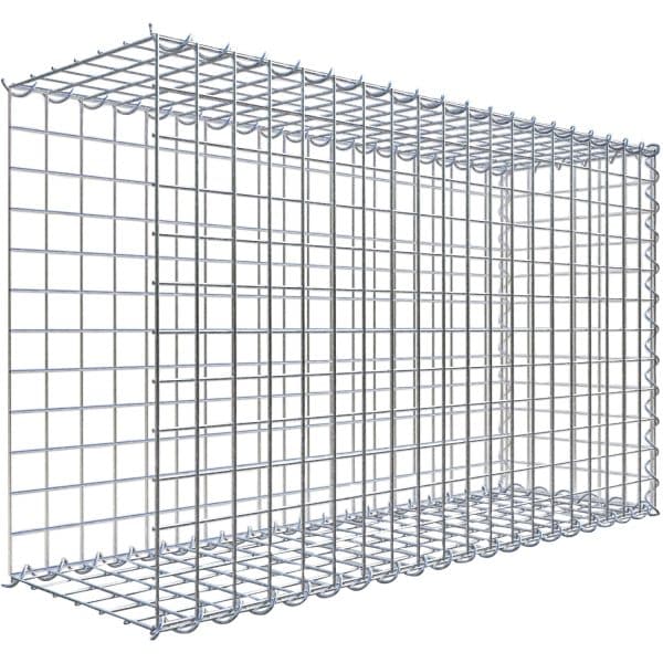 Gabiona Gabione-Anbaukorb Typ 2 60 x 100 x 30 cm Maschenw 5 x 5 cm