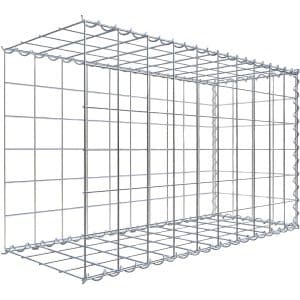 Gabiona Gabione-Anbaukorb Typ 2 60 x 100 x 40 cm Maschenw 10 x 10 cm