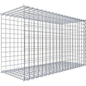 Gabiona Gabione-Anbaukorb Typ 2 60 x 100 x 40 cm Maschenw 5 x 5 cm