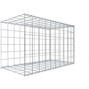 Gabiona Gabione-Anbaukorb Typ 2 60 x 100 x 50 cm Maschenw 10 x 10 cm