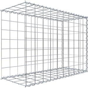 Gabiona Gabione-Anbaukorb Typ 2 70 x 100 x 40 cm Maschenw 10 x 10 cm