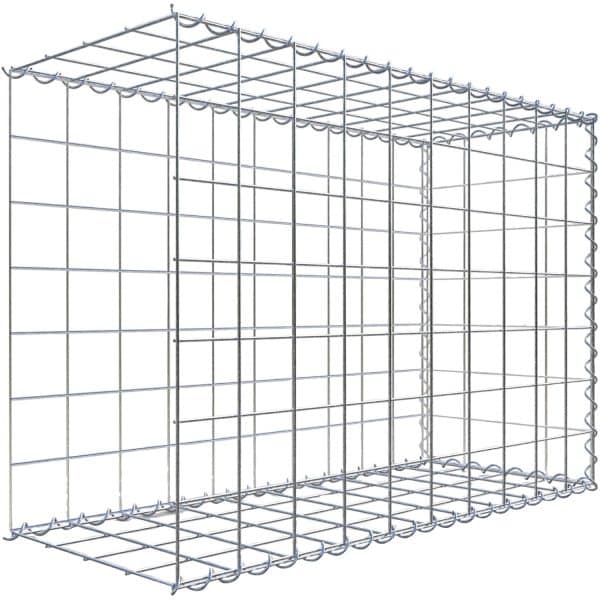 Gabiona Gabione-Anbaukorb Typ 2 70 x 100 x 40 cm Maschenw 10 x 10 cm