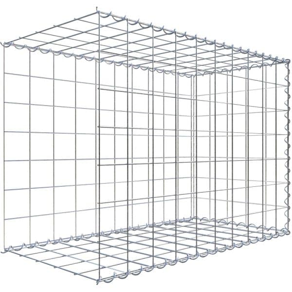 Gabiona Gabione-Anbaukorb Typ 2 70 x 100 x 50 cm Maschenw 10 x 10 cm