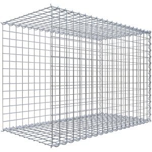 Gabiona Gabione-Anbaukorb Typ 2 70 x 100 x 50 cm Maschenw 5 x 5 cm