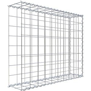 Gabiona Gabione-Anbaukorb Typ 2 80 x 100 x 20 cm Maschenw 10 x 10 cm