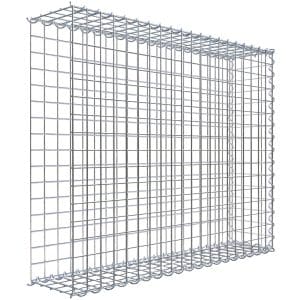 Gabiona Gabione-Anbaukorb Typ 2 80 x 100 x 20 cm Maschenw 5 x 5 cm