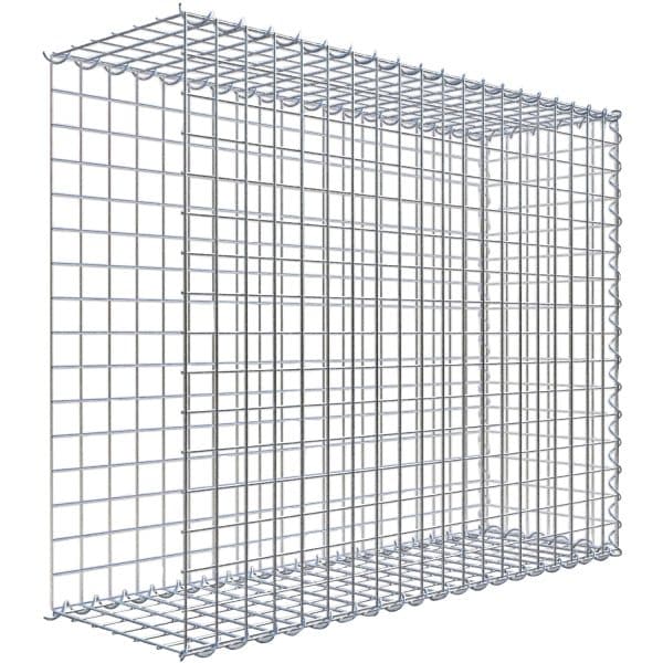 Gabiona Gabione-Anbaukorb Typ 2 80 x 100 x 30 cm Maschenw 5 x 5 cm