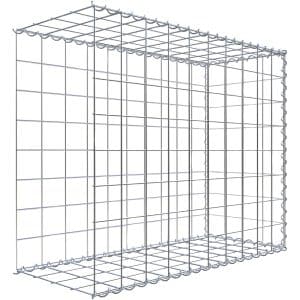 Gabiona Gabione-Anbaukorb Typ 2 80 x 100 x 40 cm Maschenw 10 x 10 cm