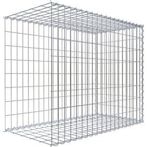 Gabiona Gabione-Anbaukorb Typ 2 80 x 100 x 50 cm Maschenw 5 x 10 cm