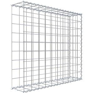 Gabiona Gabione-Anbaukorb Typ 2 90 x 100 x 20 cm Maschenw 10 x 10 cm