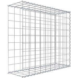 Gabiona Gabione-Anbaukorb Typ 2 90 x 100 x 30 cm Maschenw 10 x 10 cm