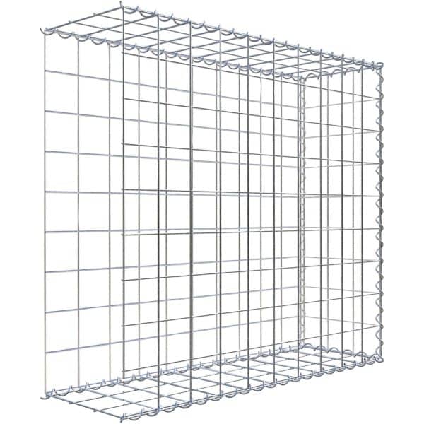 Gabiona Gabione-Anbaukorb Typ 2 90 x 100 x 30 cm Maschenw 10 x 10 cm