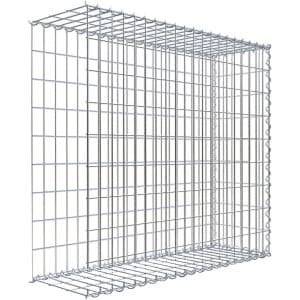 Gabiona Gabione-Anbaukorb Typ 2 90 x 100 x 30 cm Maschenw 5 x 10 cm
