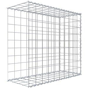 Gabiona Gabione-Anbaukorb Typ 2 90 x 100 x 40 cm Maschenw 10 x 10 cm