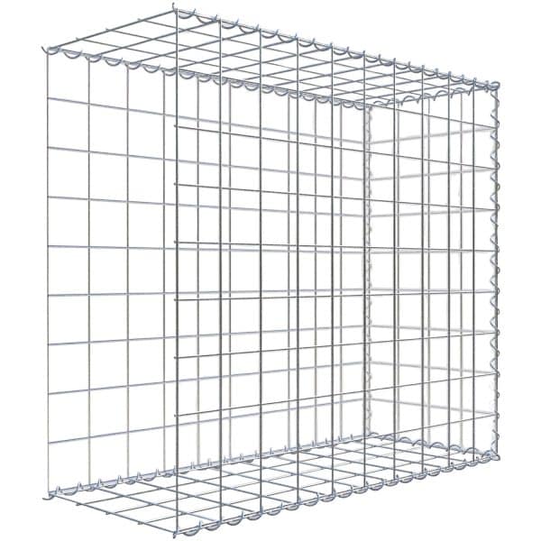 Gabiona Gabione-Anbaukorb Typ 2 90 x 100 x 40 cm Maschenw 10 x 10 cm