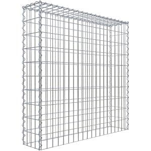 Gabiona Gabione-Anbaukorb Typ 3 100 x 100 x 20 cm Maschenw 5 x 10 cm