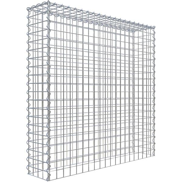 Gabiona Gabione-Anbaukorb Typ 3 100 x 100 x 20 cm Maschenw 5 x 5 cm
