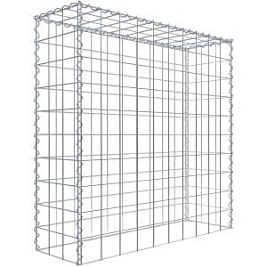 Gabiona Gabione-Anbaukorb Typ 3 100 x 100 x 30 cm Maschenw 10 x 10 cm