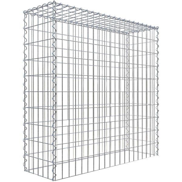 Gabiona Gabione-Anbaukorb Typ 3 100 x 100 x 30 cm Maschenw 5 x 10 cm