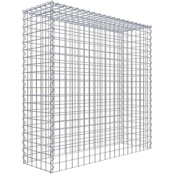 Gabiona Gabione-Anbaukorb Typ 3 100 x 100 x 30 cm Maschenw 5 x 5 cm