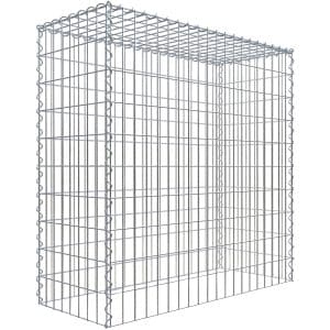 Gabiona Gabione-Anbaukorb Typ 3 100 x 100 x 40 cm Maschenw 5 x 10 cm