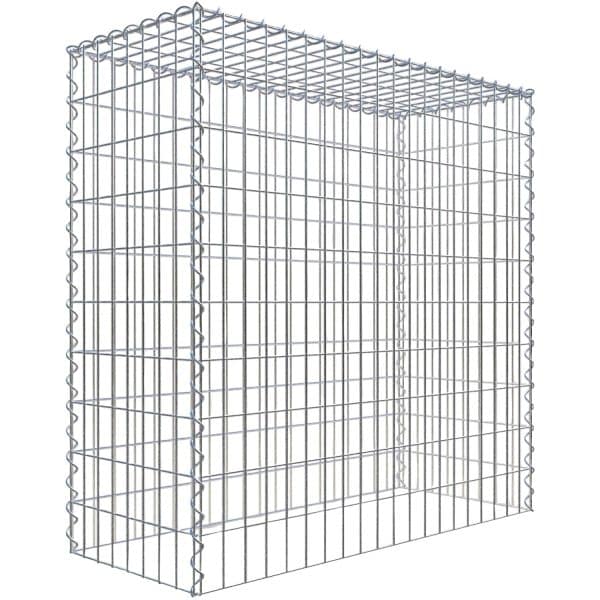 Gabiona Gabione-Anbaukorb Typ 3 100 x 100 x 40 cm Maschenw 5 x 10 cm