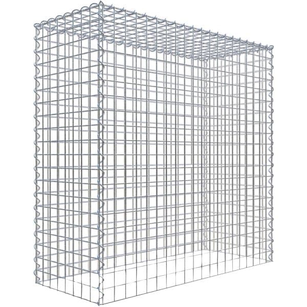 Gabiona Gabione-Anbaukorb Typ 3 100 x 100 x 40 cm Maschenw 5 x 5 cm